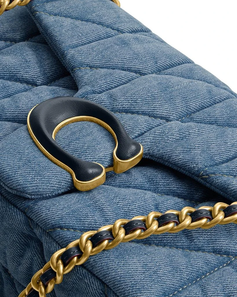 Coach Tabby Small Quilted Denim Shoulder Bag 5