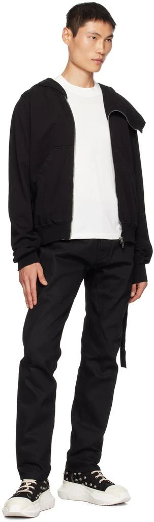 Rick Owens Black Detroit Cut Jeans 4