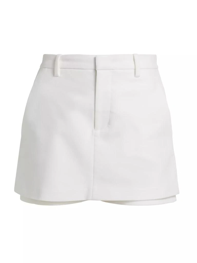 Vince Mid-Rise Tailored Stretch Cotton Skort 1