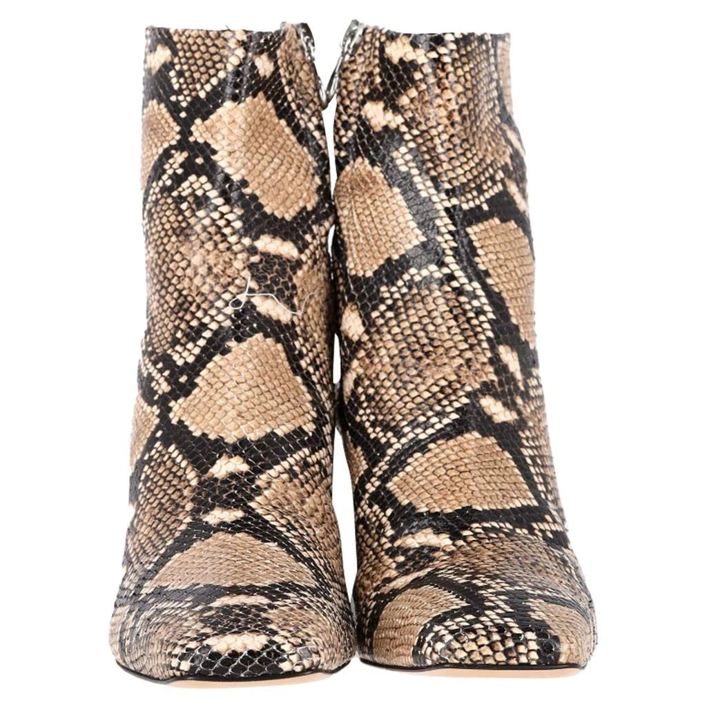 AEYDE Snakeskin-Effect Ankle Boots in Animal Print Leather 2