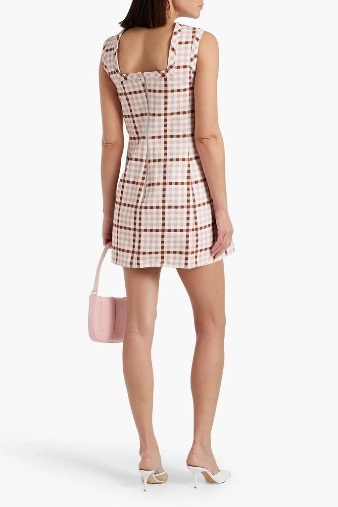 Emilia Wickstead Emmy gingham cotton-twill mini dress 3