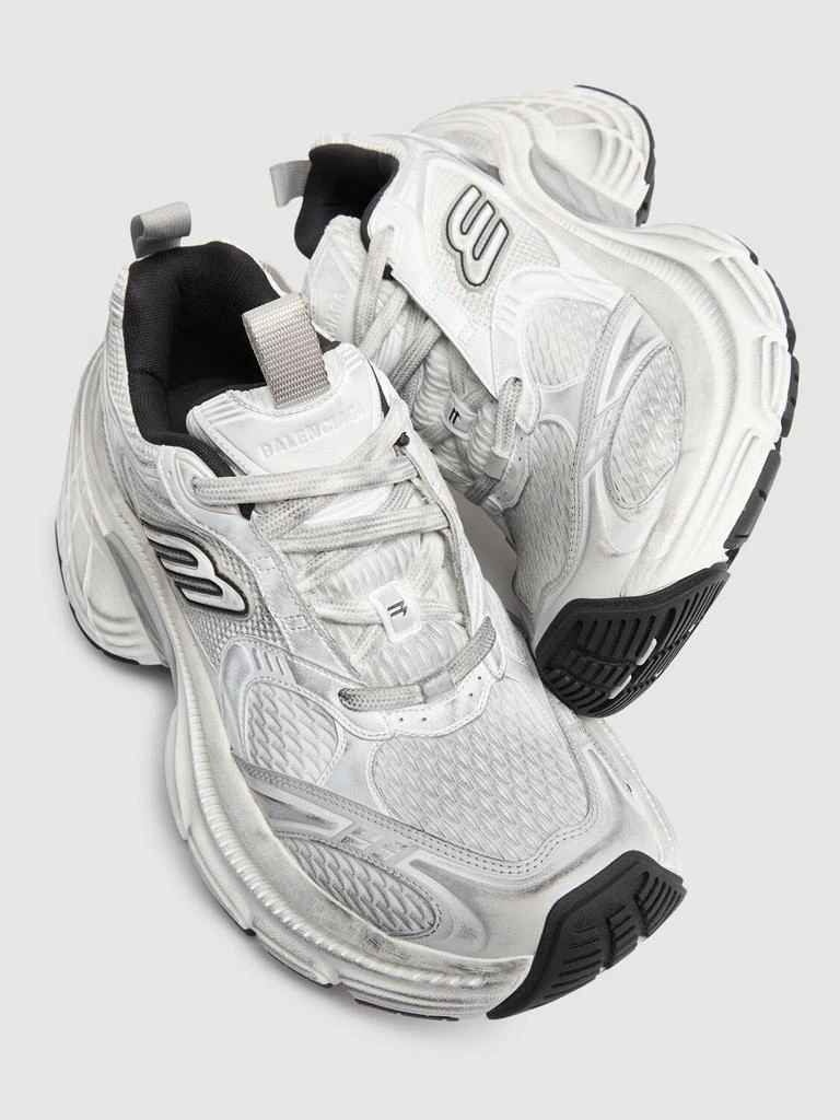 Balenciaga 10xl Mesh Sneakers White-black 39 - Casual Shoes 