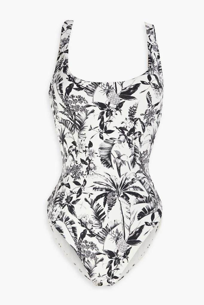 ONIA Rachel floral-print swimsuit 1