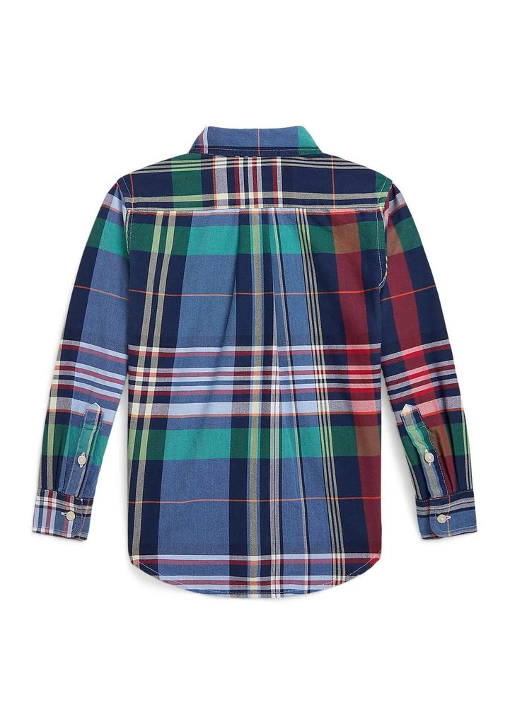 Ralph Lauren Boys 2-7 Plaid Cotton Oxford Shirt 2