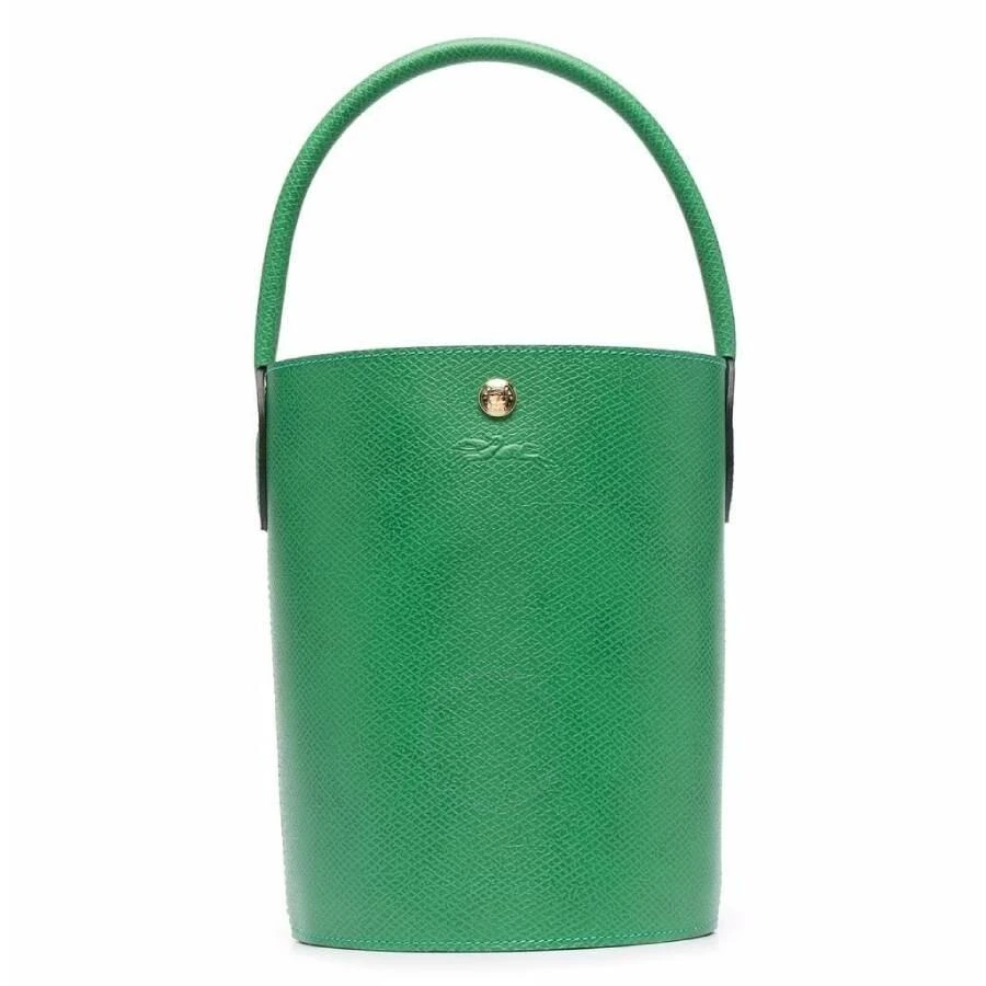Longchamp Epure S Leather Bucket Bag - Green