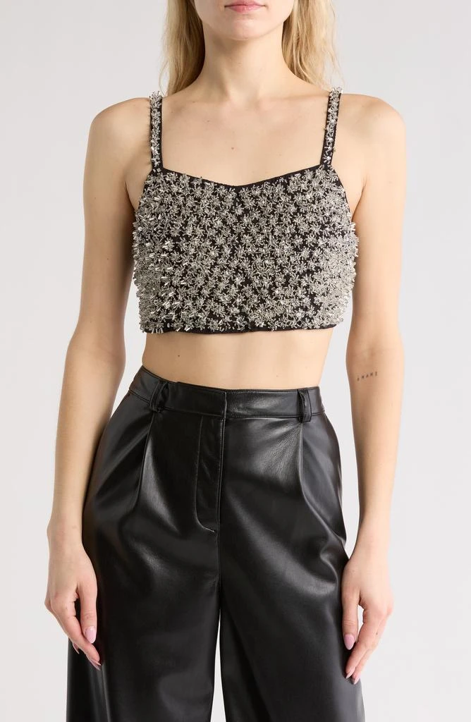 ASOS Edition Beaded Crop Top 1