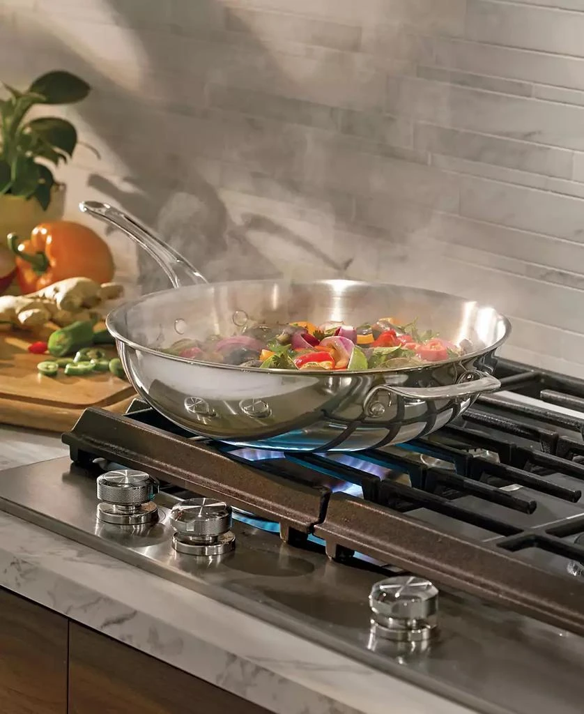 Anolon EverLast Stainless Steel 12.5" Tri-Ply Clad Stir Fry Pan 3