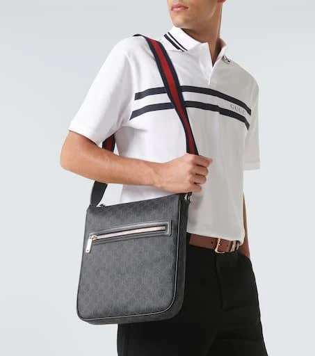 Gucci Web Stripe GG Canvas crossbody bag 2