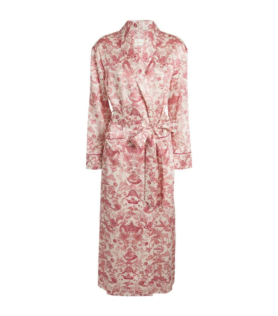 Harrods Silk Menagerie Print Robe 1