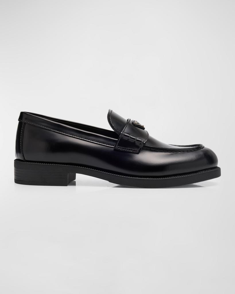 Prada Downtown Bold Leather Sneakers - Casual Shoes