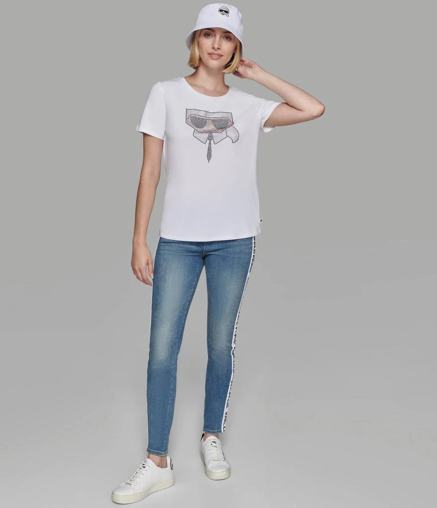 Karl Lagerfeld Paris KARL SEQUIN HEAD TEE 5