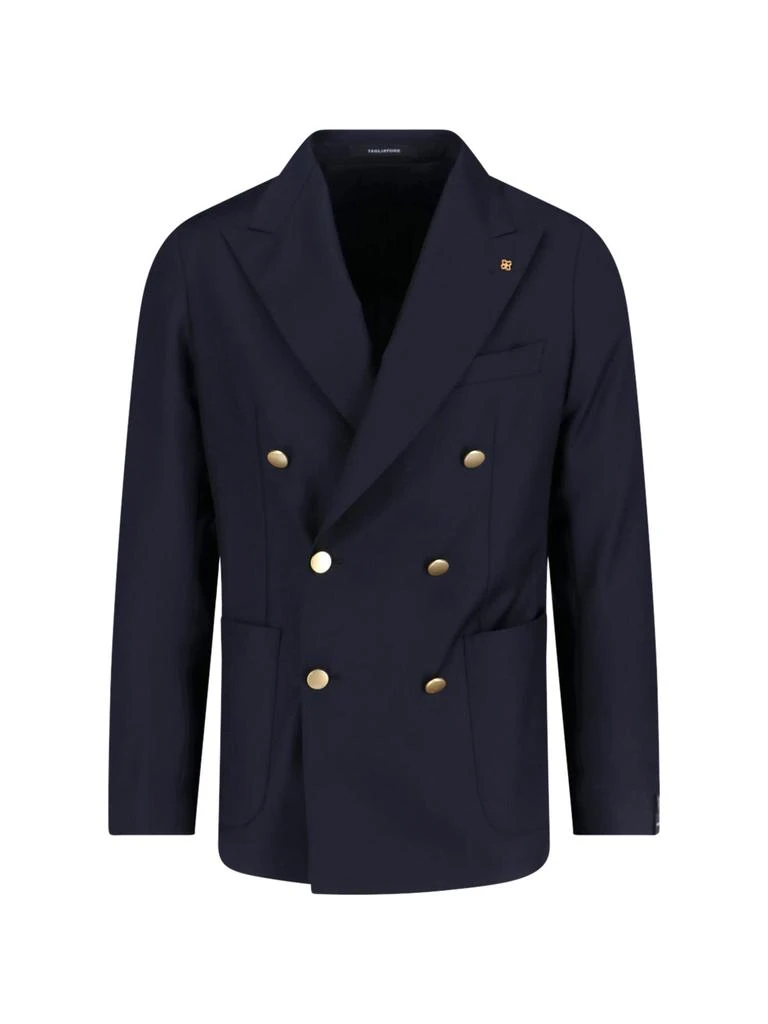TAGLIATORE Double-Breasted Blazer – Blue