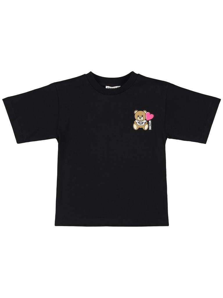 【送料&関税込】Moschino Eggs Printed Crewneck T-shirt Moschino Moschino Eggs Printed Crewneck T-Shirt - T-Shirts
