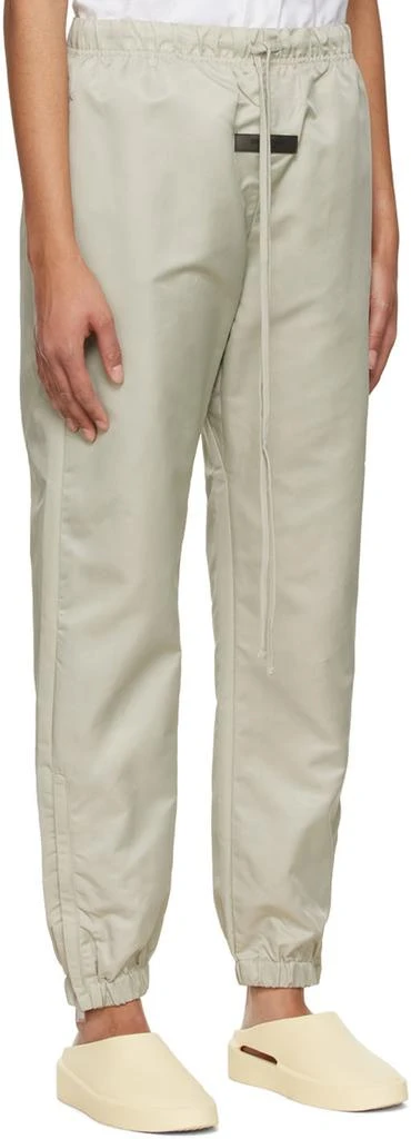 Essentials Green Nylon Track Pants 2
