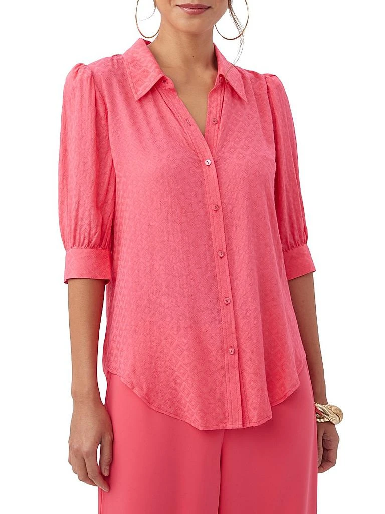 Trina Turk Pensacola Button-Front Top 1