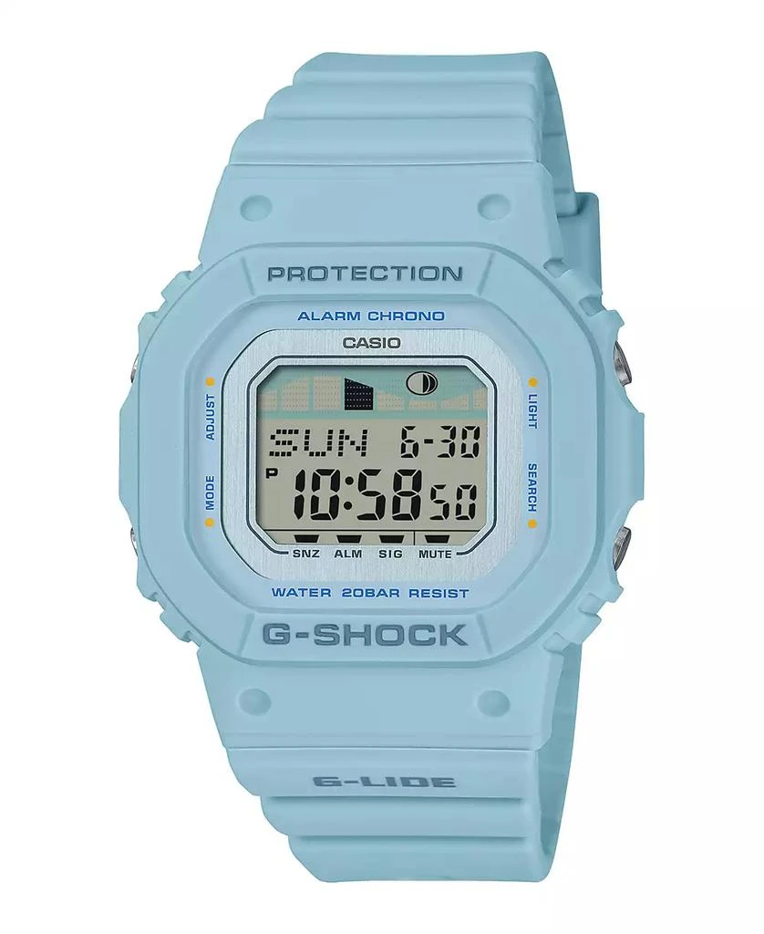 G-Shock Unisex Digital Blue Resin Watch, 40.5mm GLXS5600-2 1