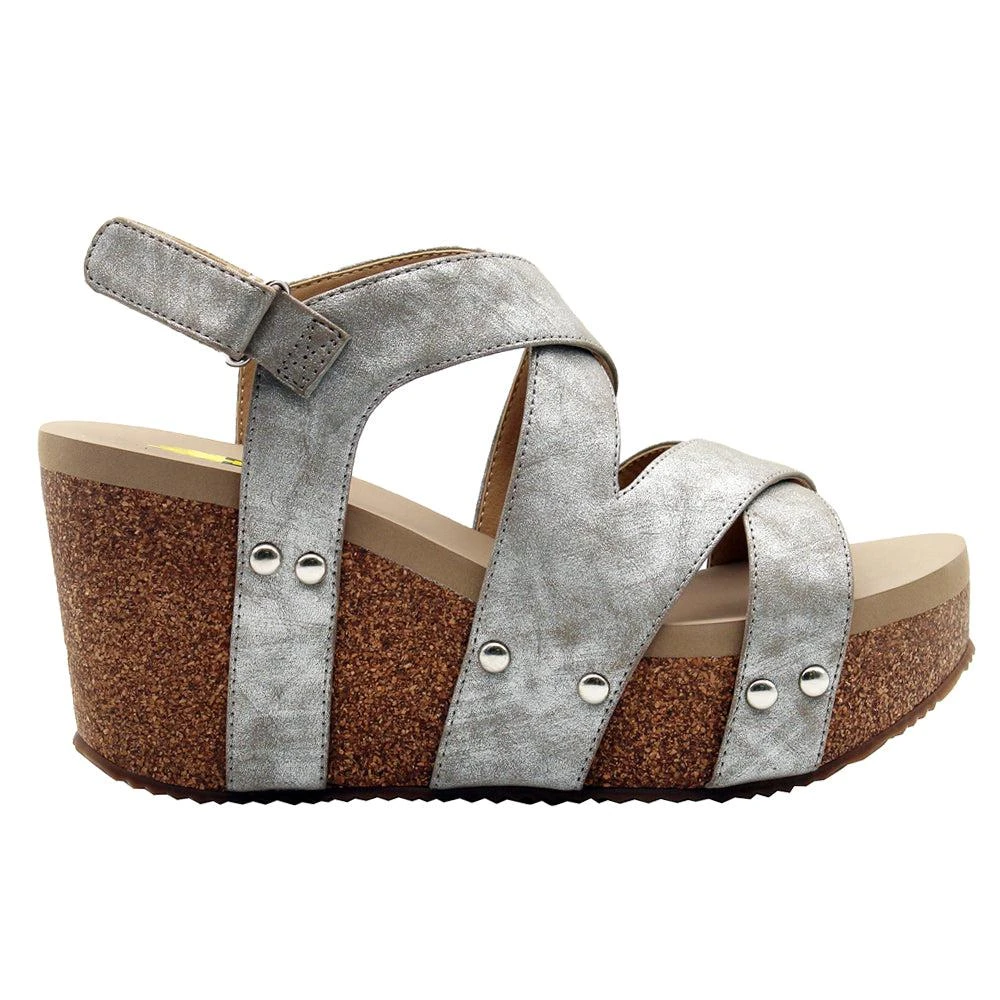 VOLATILE Tory Wedge Sandals 1