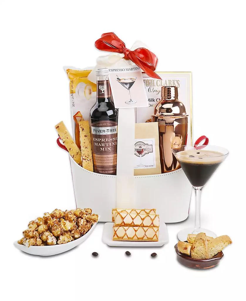 Alder Creek Gift Baskets Espresso Martini Gift Basket, 8 Pieces 1