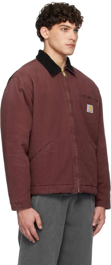 Carhartt WIP Burgundy Winter OG Detroit Jacket 2