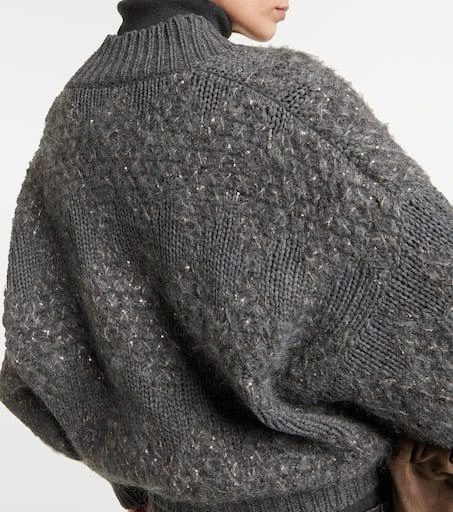 Brunello Cucinelli Wool, cashmere, and silk cardigan 6