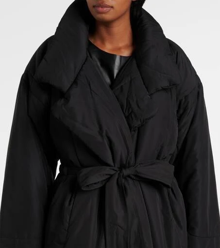 Norma Kamali Sleeping Bag habotai wrap coat 4