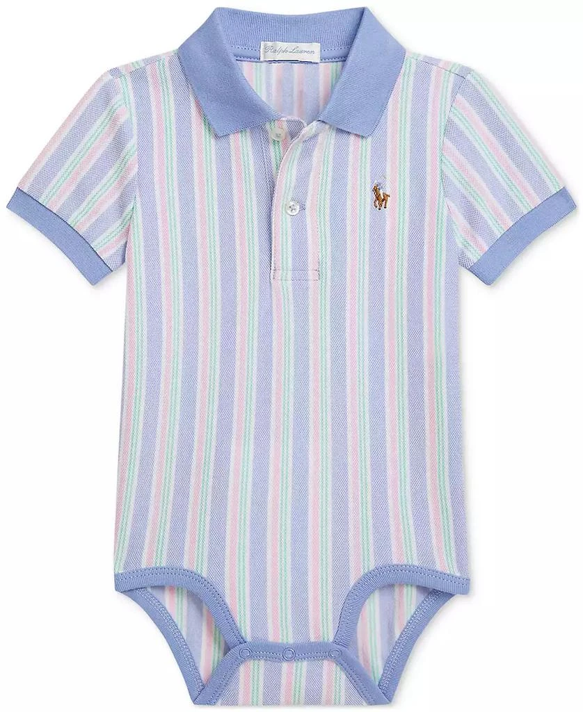 Ralph Lauren Baby Boys Cotton Mesh Bodysuit 1