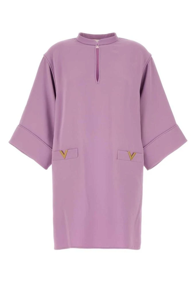 Valentino Valentino Logo Plaque Three-Quarter-Sleeved Blouse 1