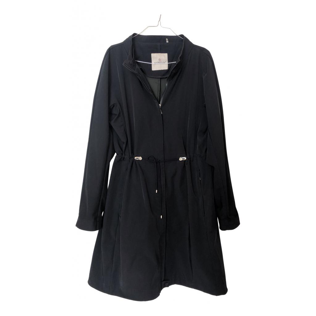 Moncler Black Deva Trench Coat 00-XXS - Coats - BeyondStyle