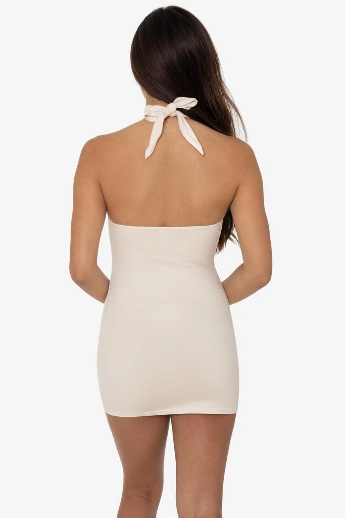 Los Angeles Apparel 8372 - Cotton Spandex Halter Mini Dress 34