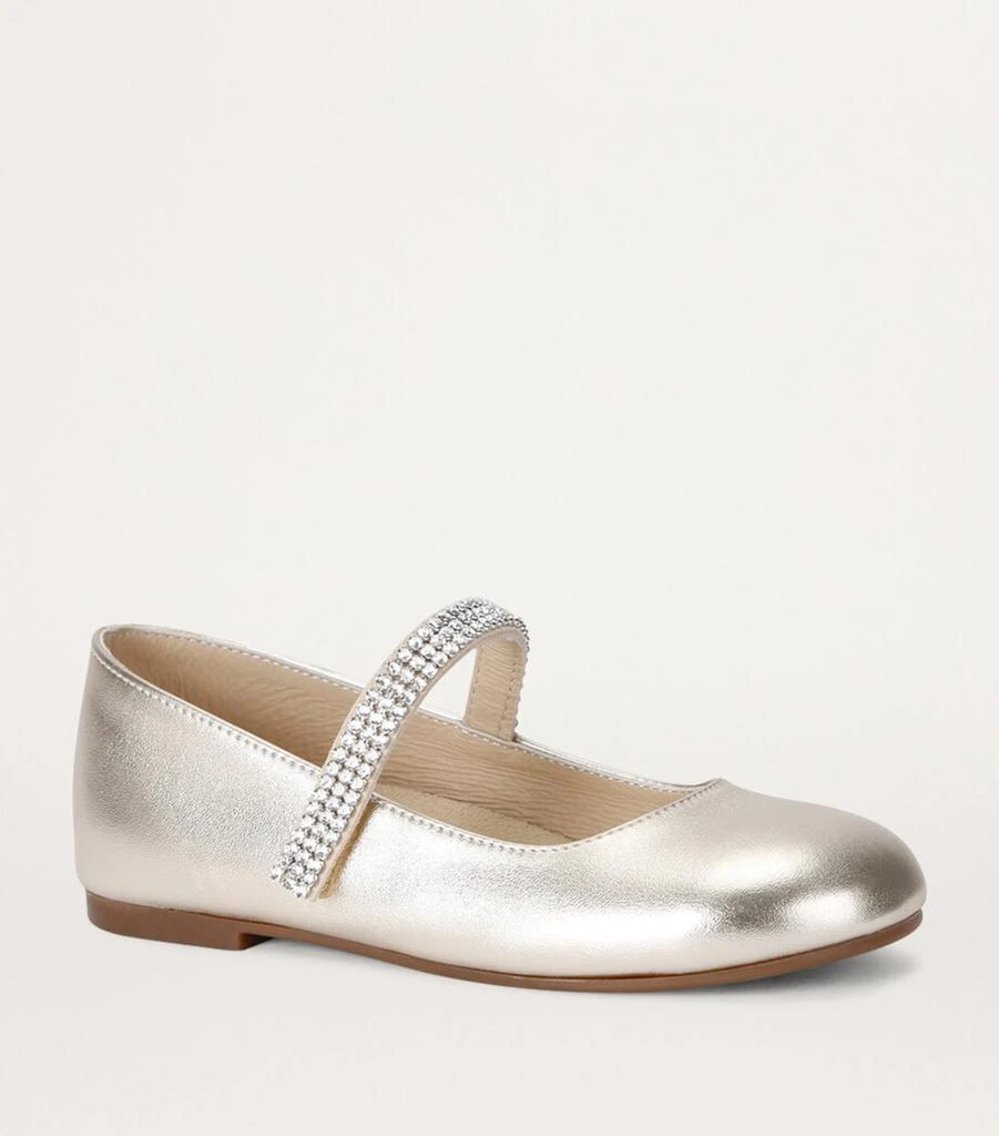 Babywalker Crystal-Strap Ballet Flats 3