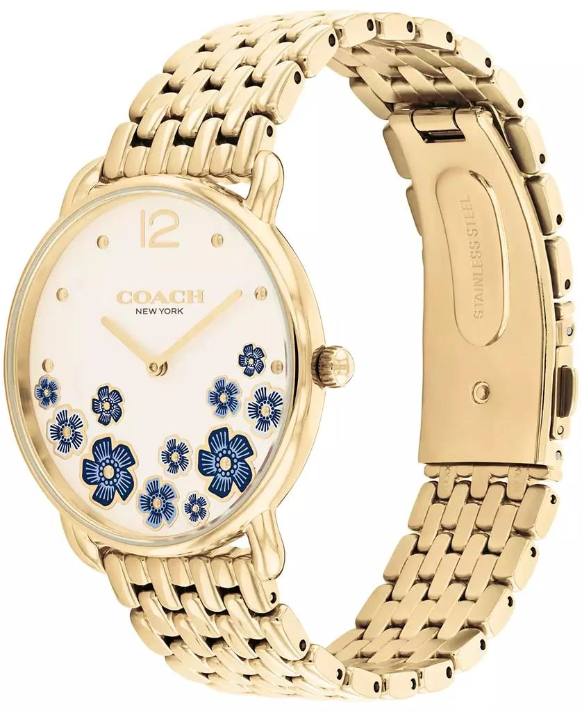 Coach Women's Elliot Gold-Tone Stainless Steel Bracelet Watch, 36mm 3