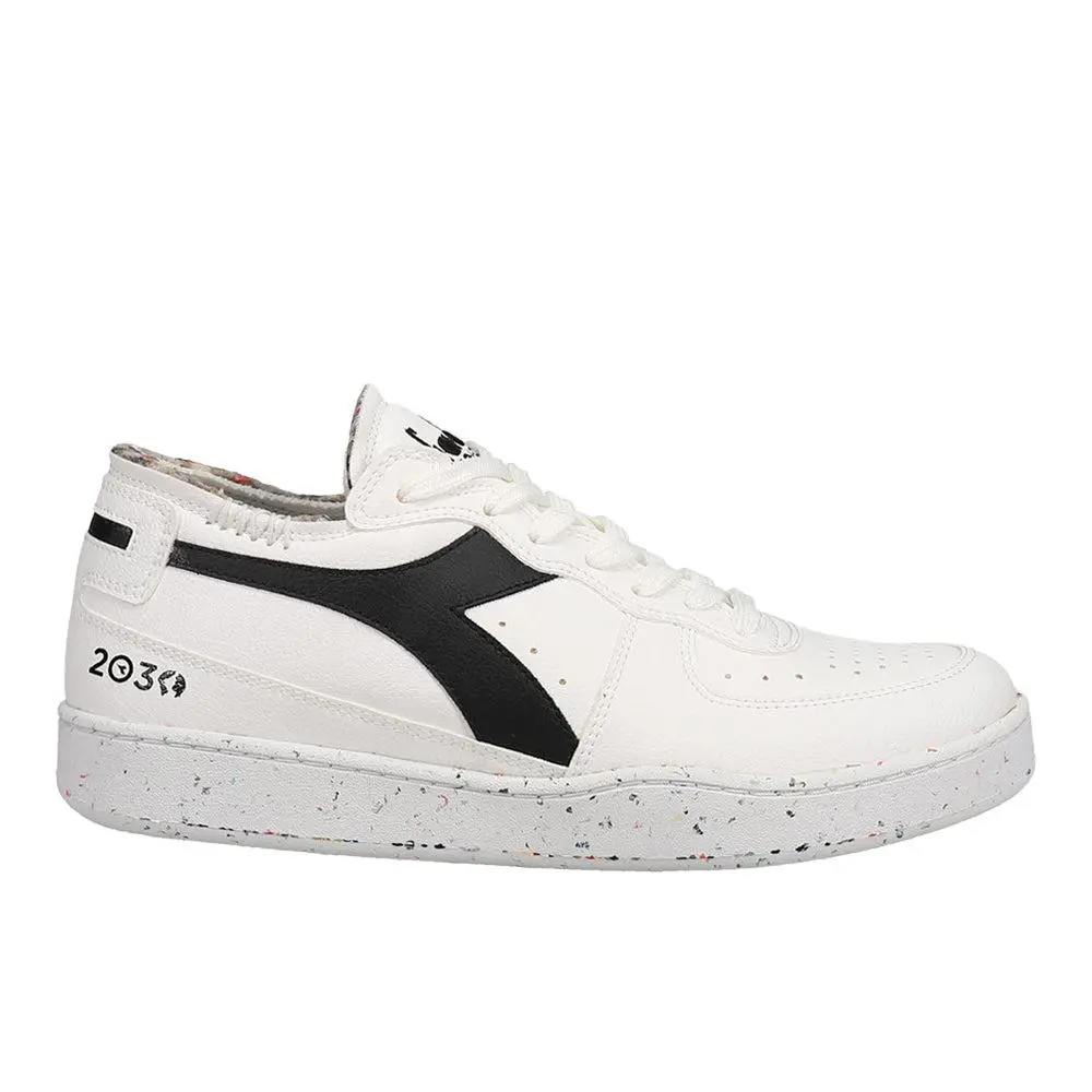 Diadora Mi Basket Row Cut 2030 Lace Up Sneakers