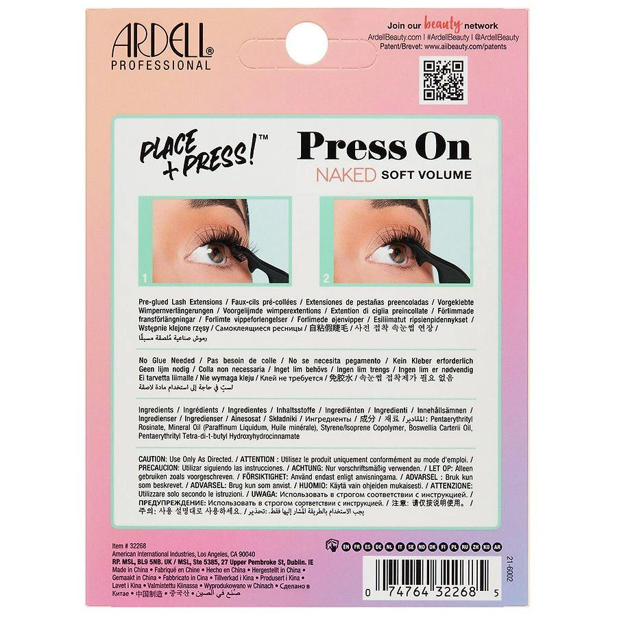 Ardell Naked Press On Under lash Extensions -  Soft Volume 2