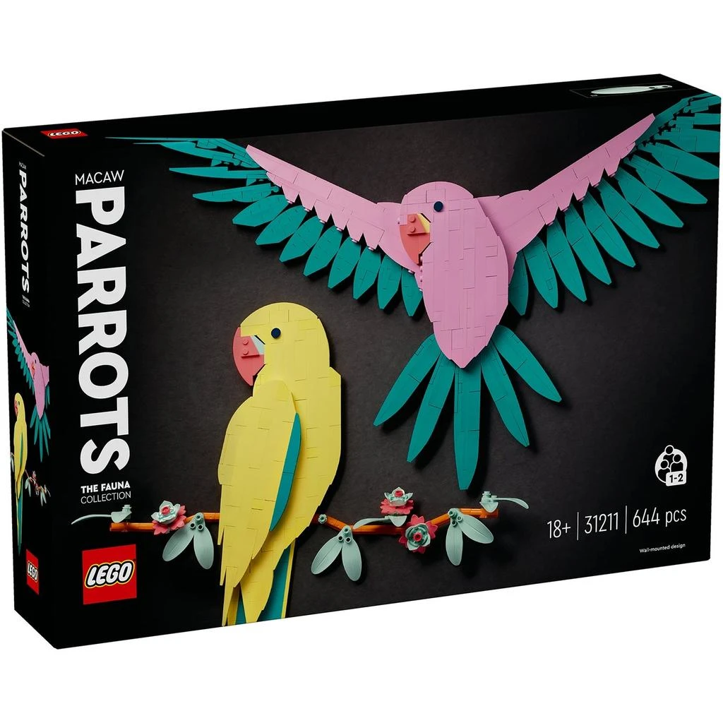 LEGO LEGO Art The Fauna Collection - Macaw Parrots Set 31211 1