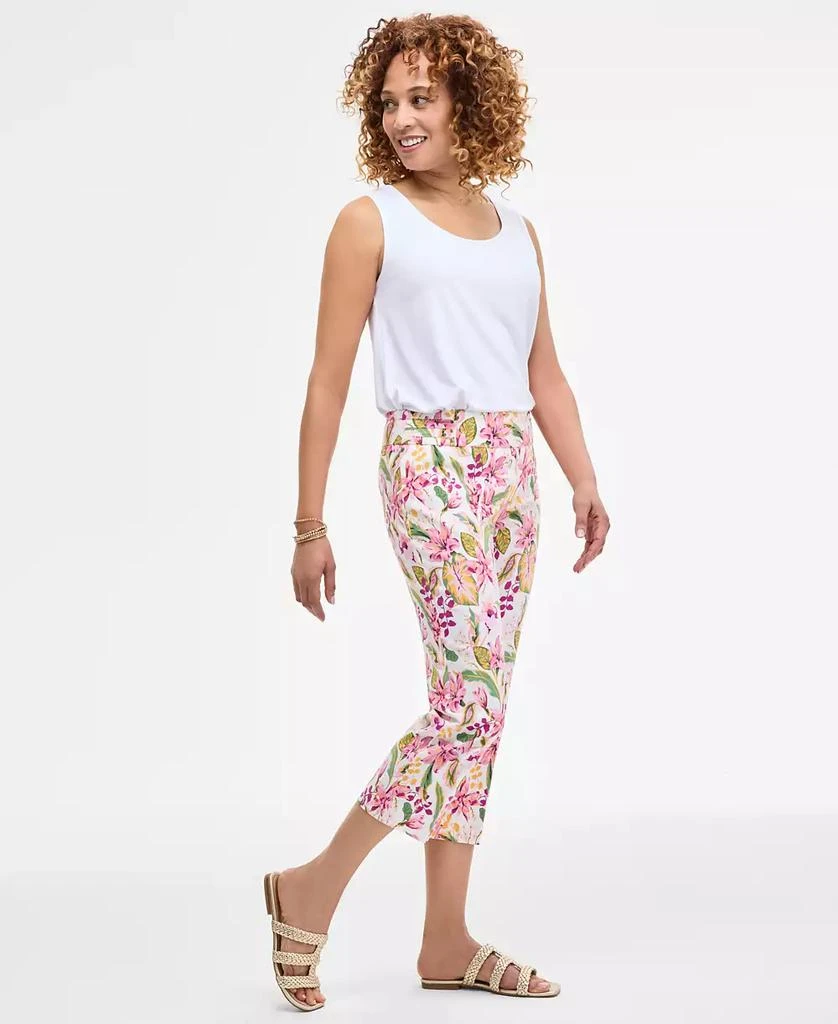JM Collection Women's Printed Mid Rise Capri Pants, Exclusively at Macy's 2