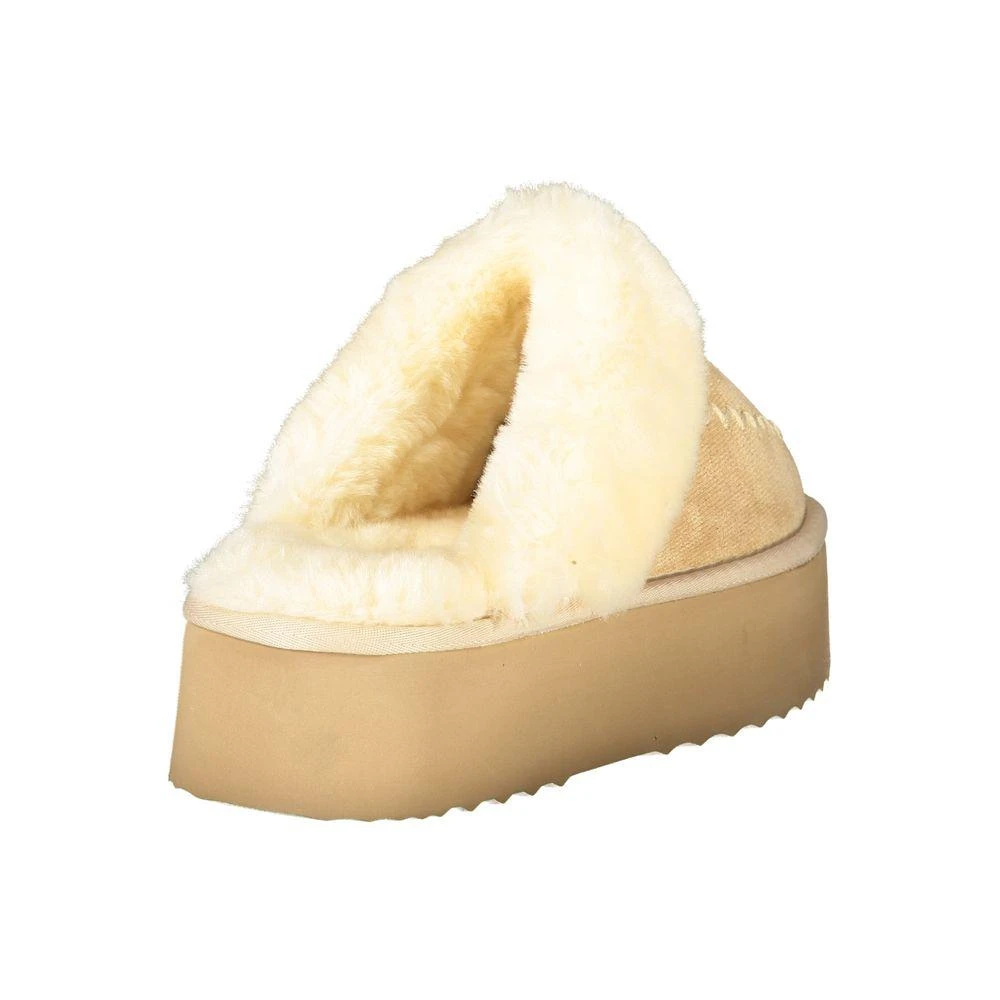 Laura Biagiotti Beige Polyester Women Sandal 2