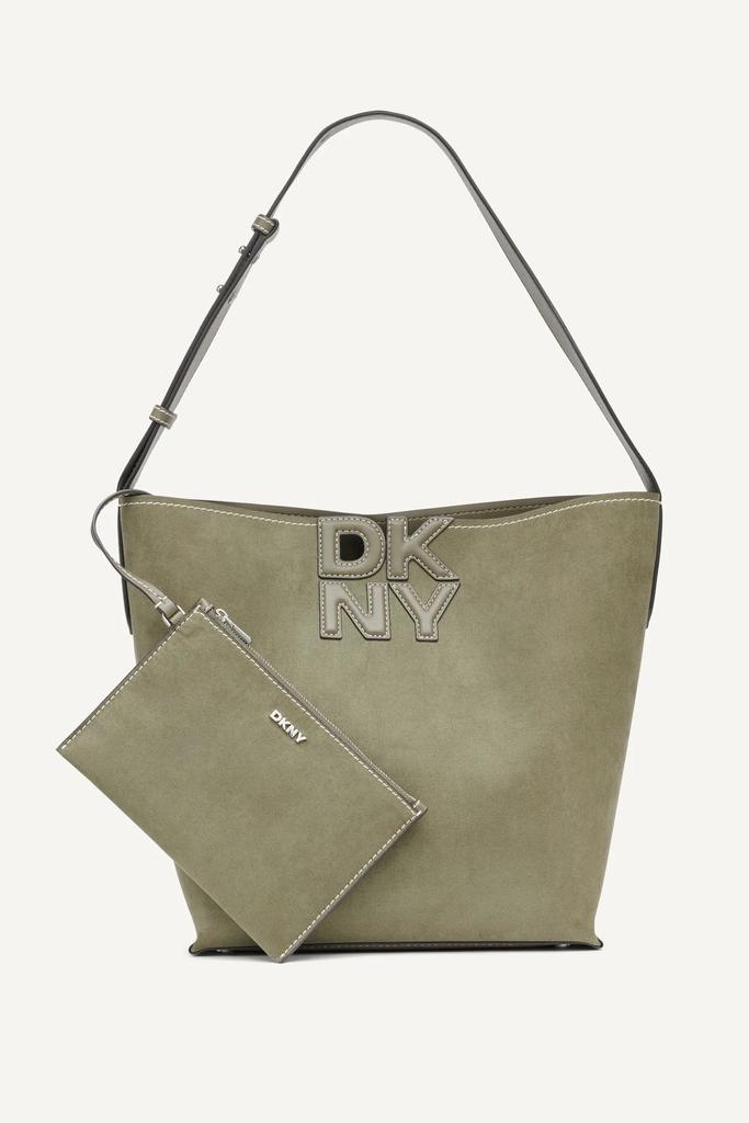 DKNY NICOLE LOGO BUCKET BAG