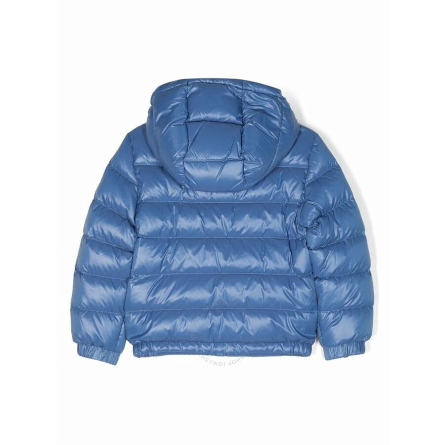 Moncler Boys Logo-Patch Hooded Jacket