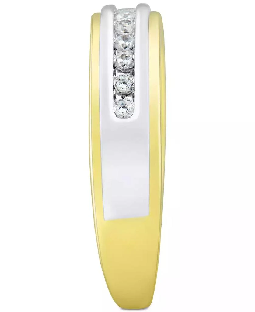 Grown With Love Men's Lab Grown Diamond Band (1/4 ct. t.w.) in 10k Gold 4