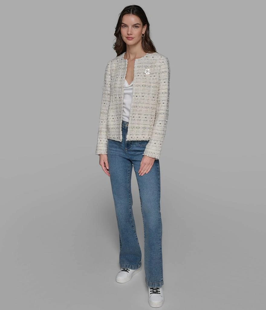 Karl Lagerfeld Paris BOUCLE COLLARLESS JACKET 8
