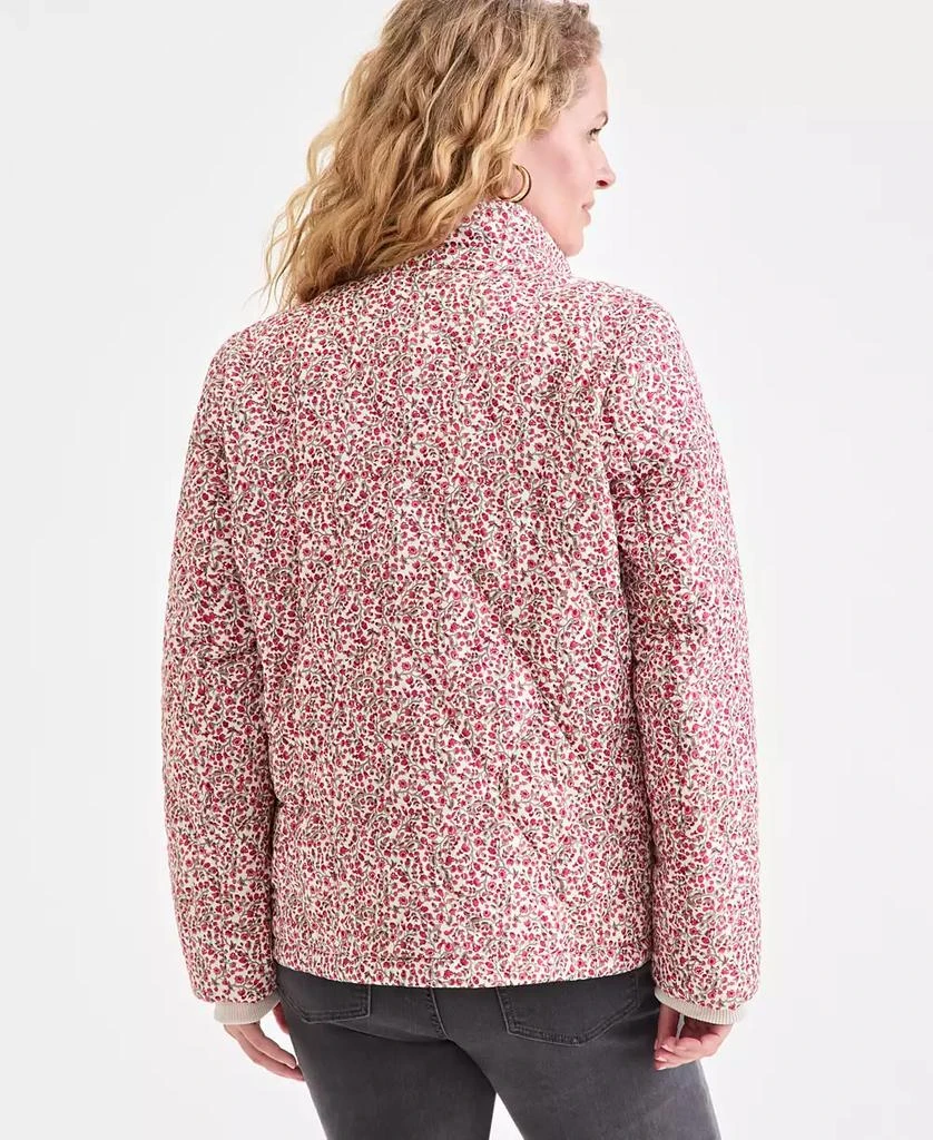 Style 
Co Women
s Cotton Printed Puffer Jacket, Macy
s Exclusive 4