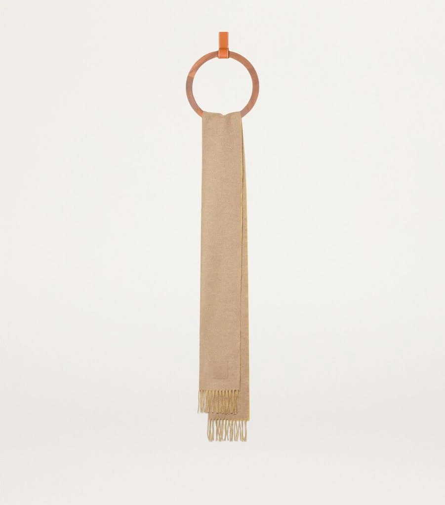 Loewe Wool-Cashmere Anagram Scarf 4