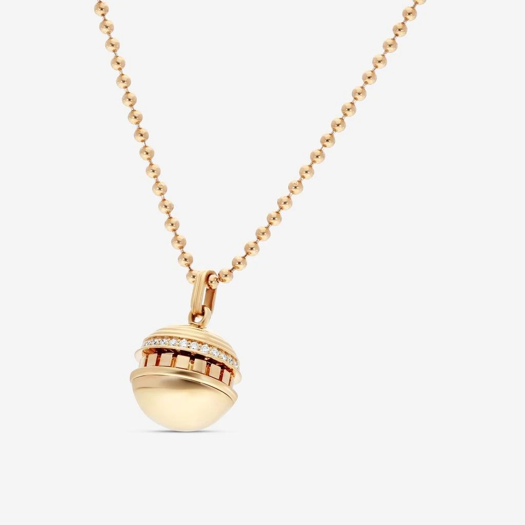 Roberto Coin Roberto Coin Mosaic 18K Rose Gold Diamond Pendant Necklace 8883551AX17X-copy 2