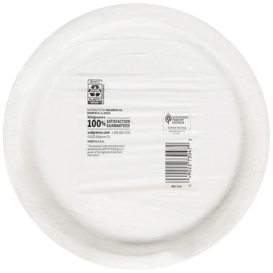 Walgreens Ultra Strong Paper Plates 10 1/16 in 2