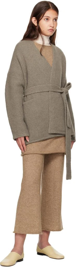 LAUREN MANOOGIAN Gray Coto Cardigan 4