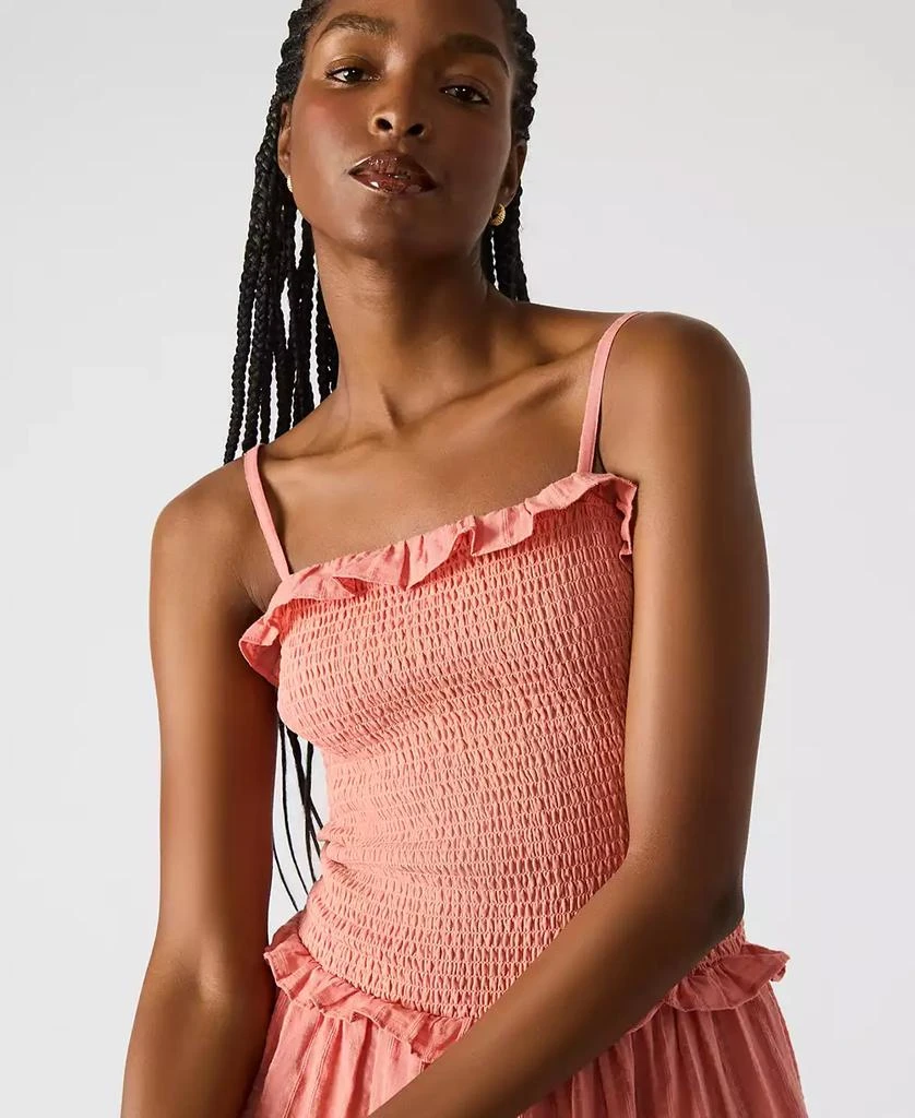 Steve Madden Women's Nash Smocked Tiered Midi Dress 3