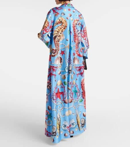 Dolce & Gabbana Capri printed silk kaftan 3