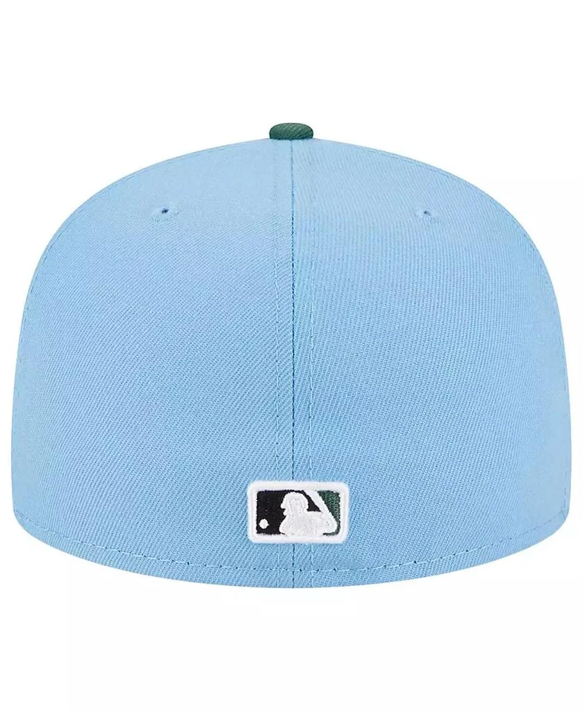 New Era Men's Sky Blue, Cilantro Los Angeles Dodgers 1988 World Series 59FIFTY Fitted Hat 4
