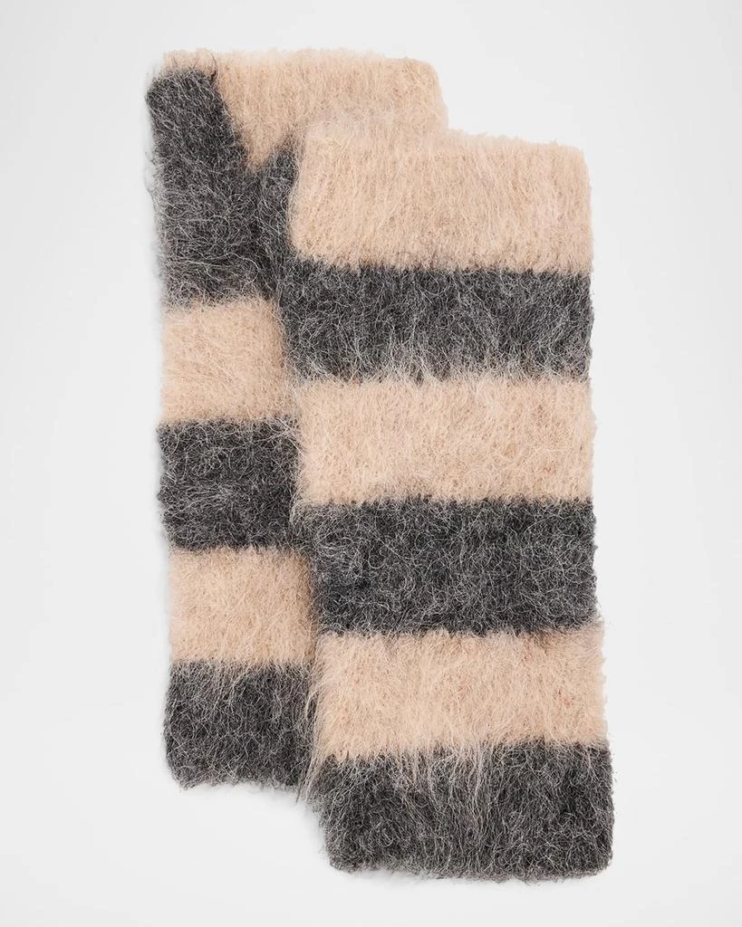 Jocelyn The Julie Colorblock Alpaca Knit Gloves