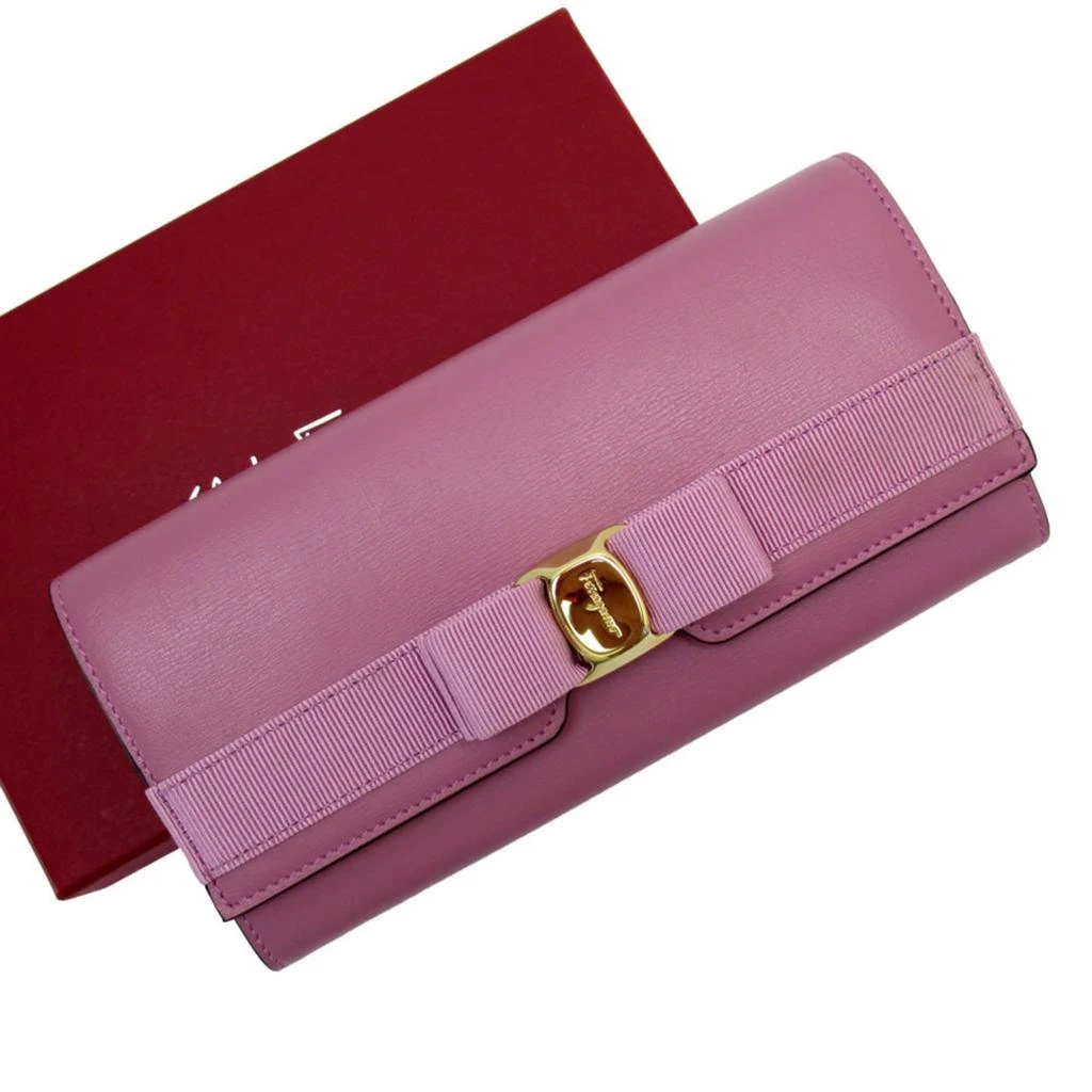 Salvatore Ferragamo Leather Coin Purse/Coin Case (Pre-Owned)